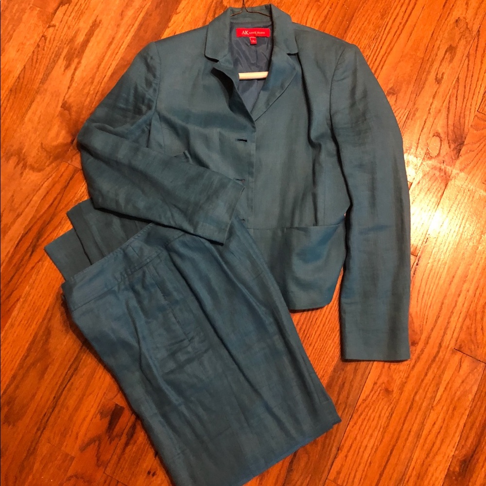 Anne Klein linen pant suit